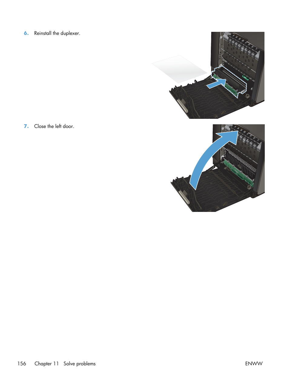 HP Officejet Pro X551 Printer series User Manual | Page 170 / 250
