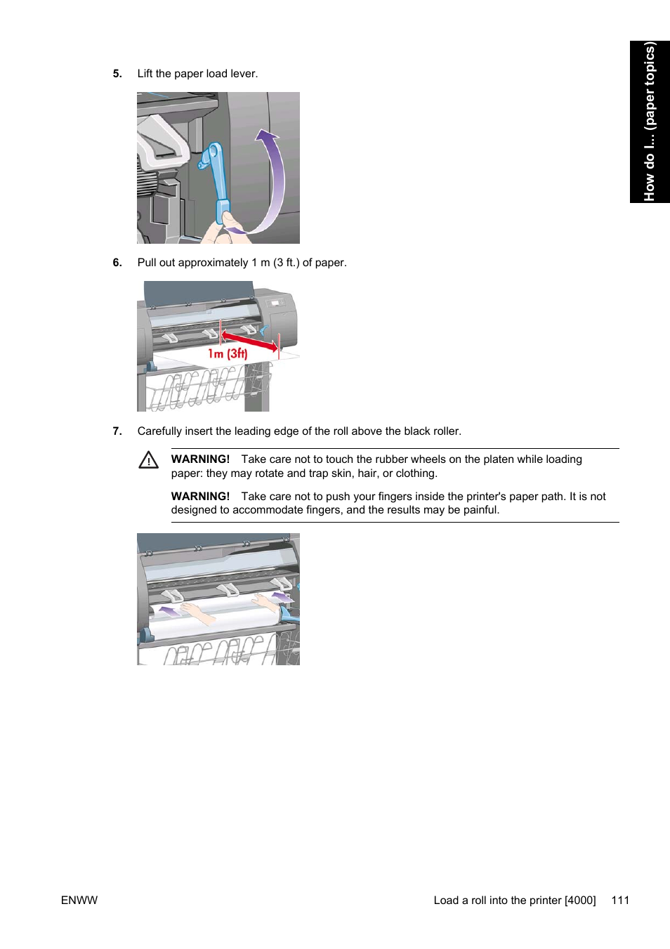 HP Designjet 4500 Printer series User Manual | Page 125 / 360