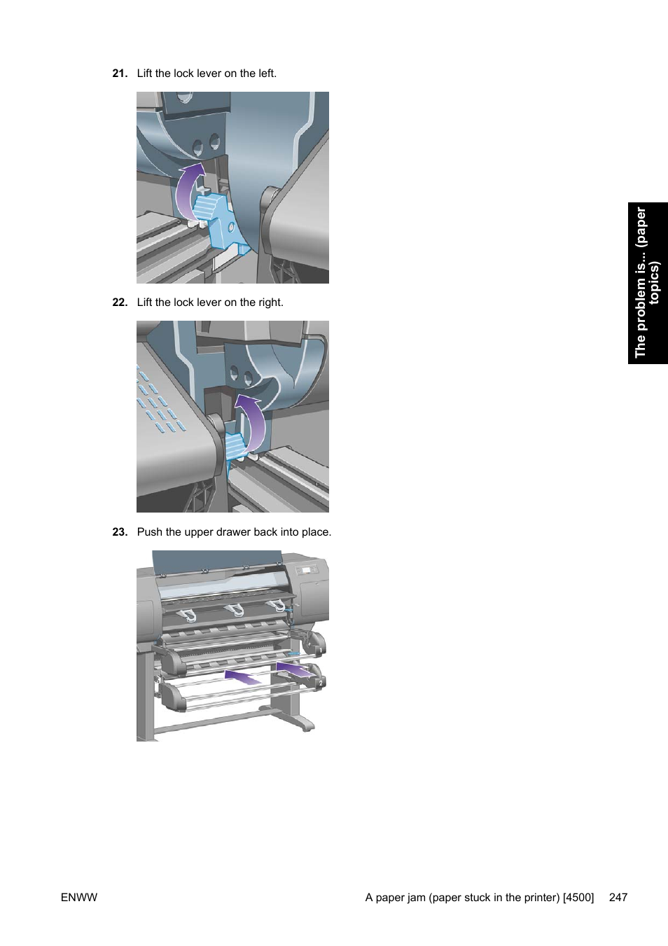 HP Designjet 4500 Printer series User Manual | Page 261 / 360