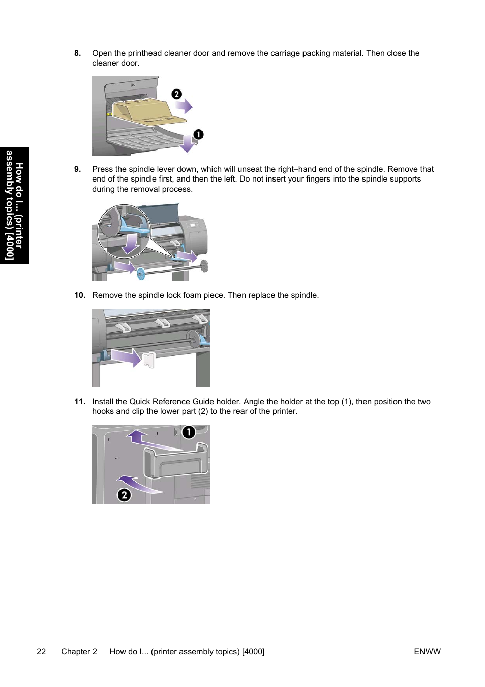 HP Designjet 4500 Printer series User Manual | Page 36 / 360