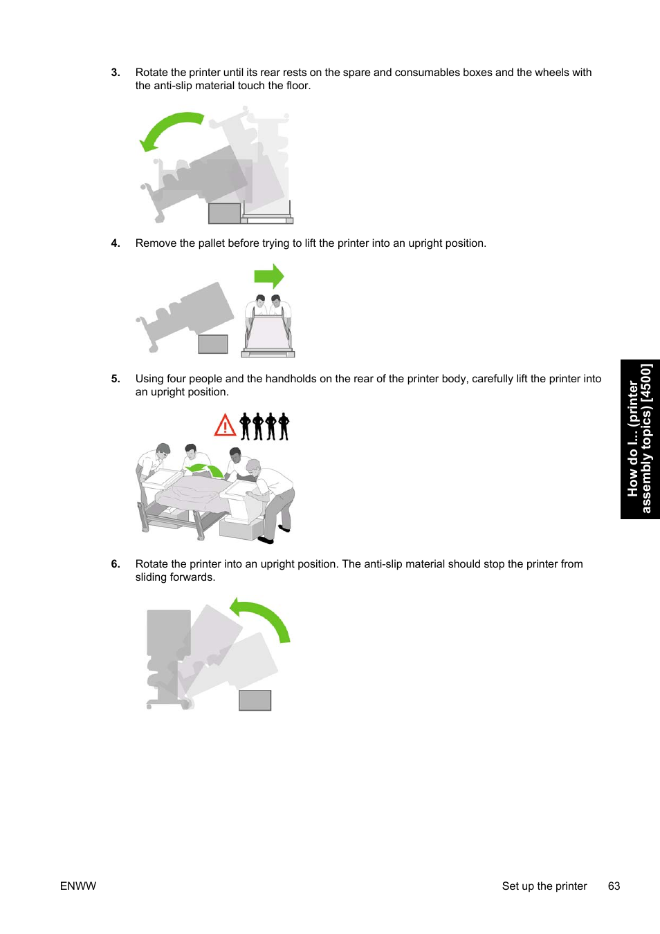 HP Designjet 4500 Printer series User Manual | Page 77 / 360