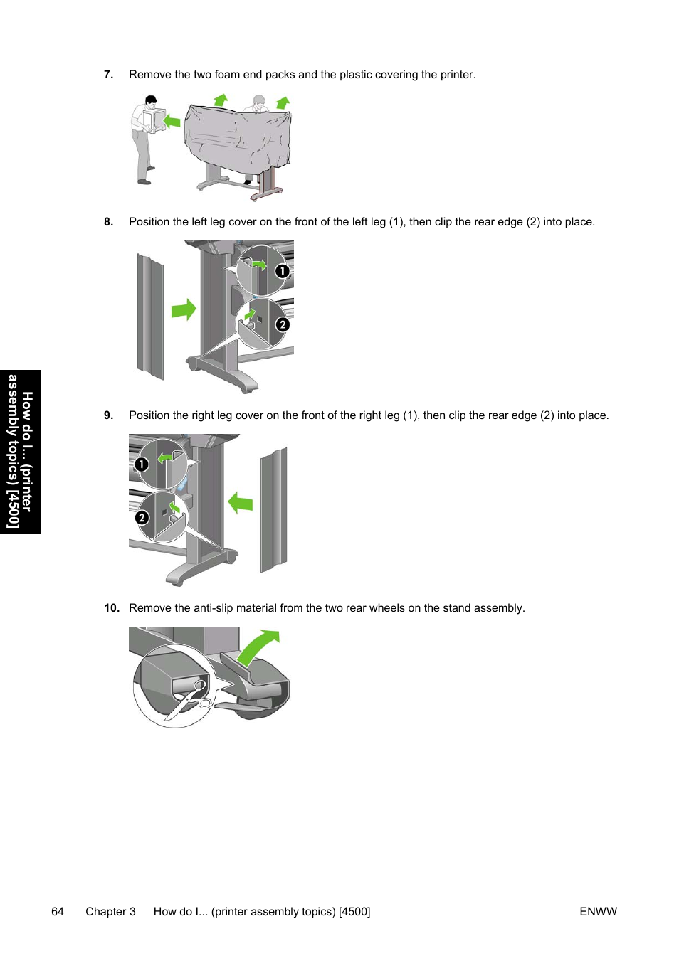 HP Designjet 4500 Printer series User Manual | Page 78 / 360