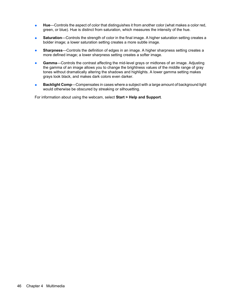 HP G72-b50US Notebook PC User Manual | Page 56 / 127