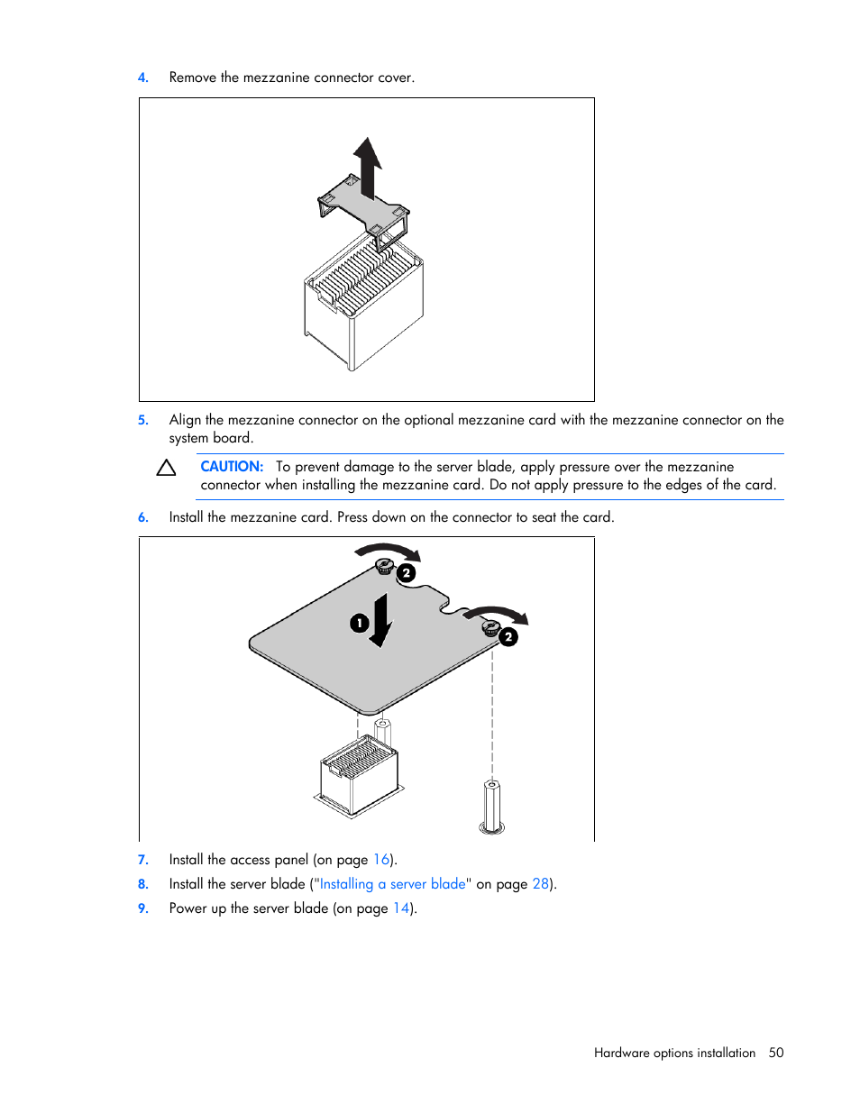 HP ProLiant BL620c G7 Server-Blade User Manual | Page 50 / 123