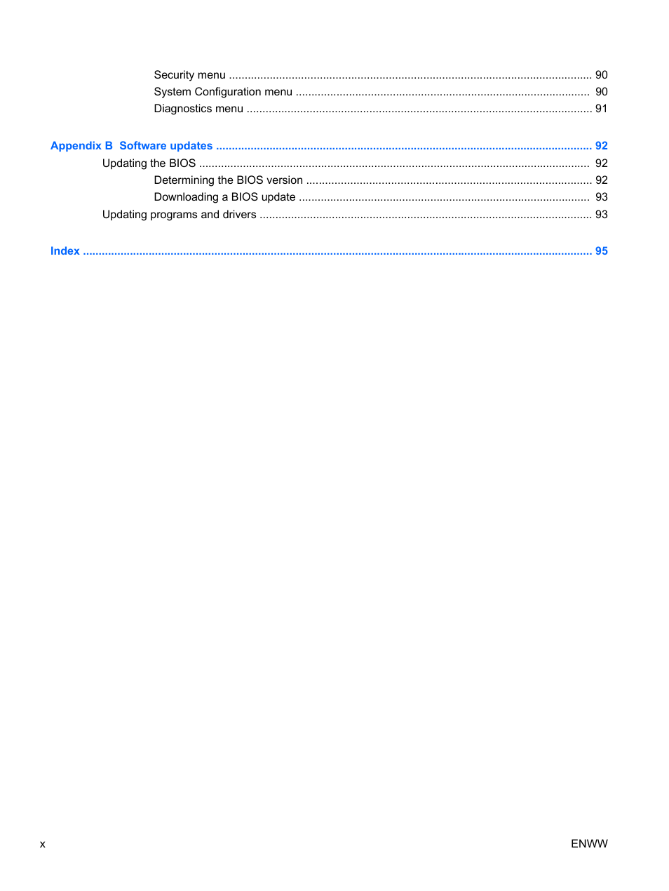 HP Pavilion dv5-2070us Entertainment Notebook PC User Manual | Page 10 / 110