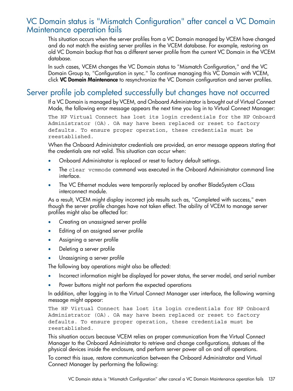 HP Insight Management-Software User Manual | Page 137 / 152