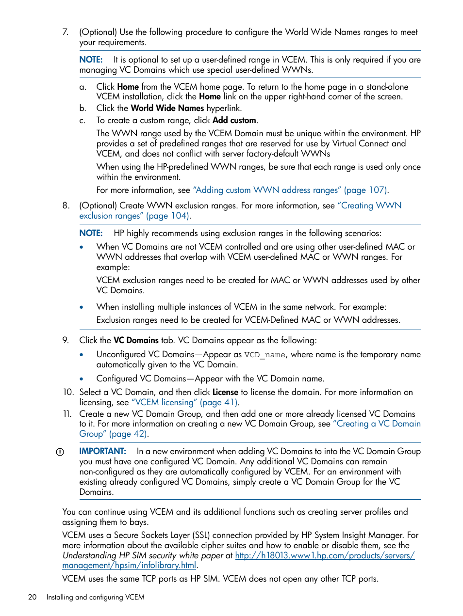 HP Insight Management-Software User Manual | Page 20 / 152