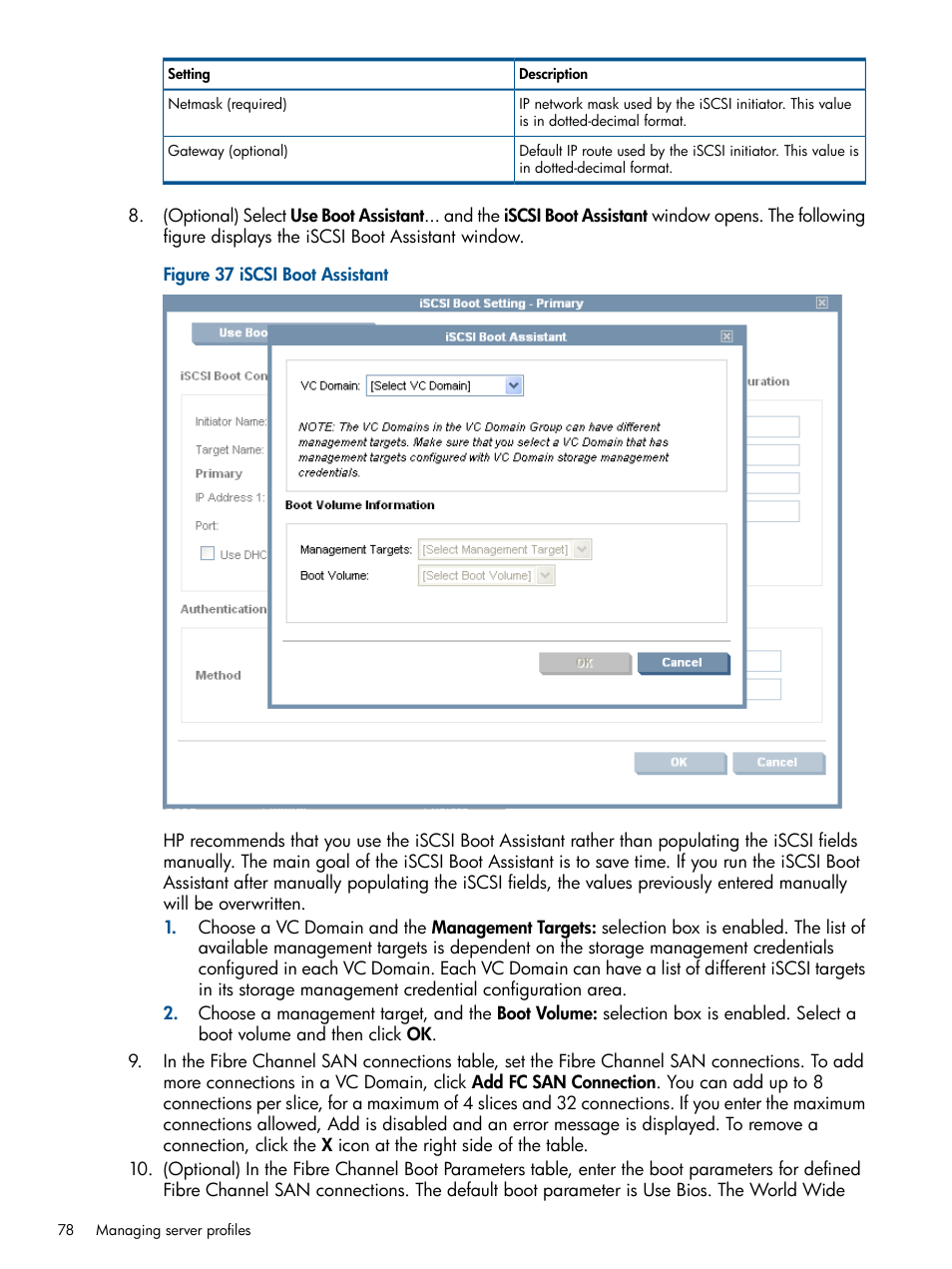 HP Insight Management-Software User Manual | Page 78 / 152