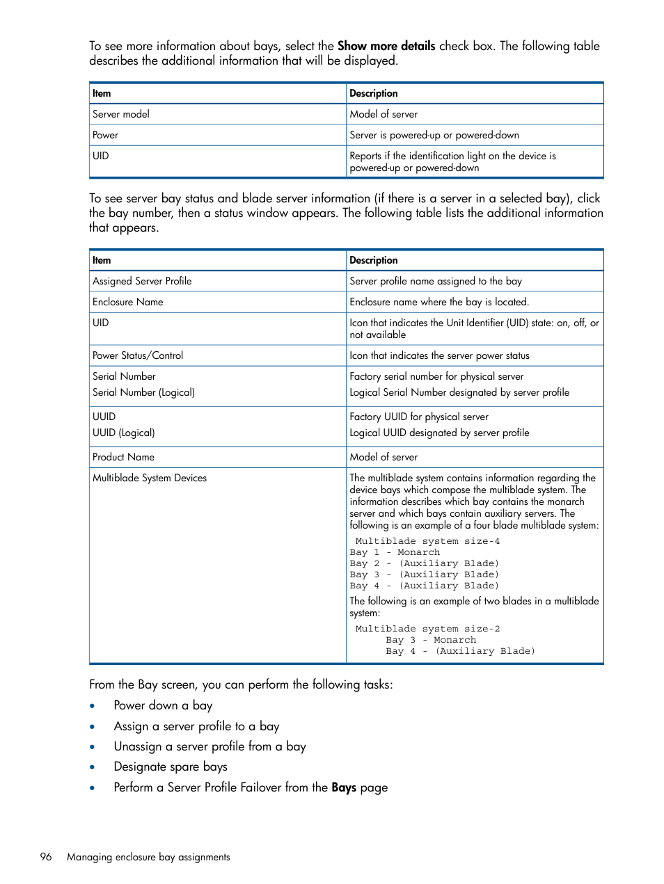 HP Insight Management-Software User Manual | Page 96 / 152