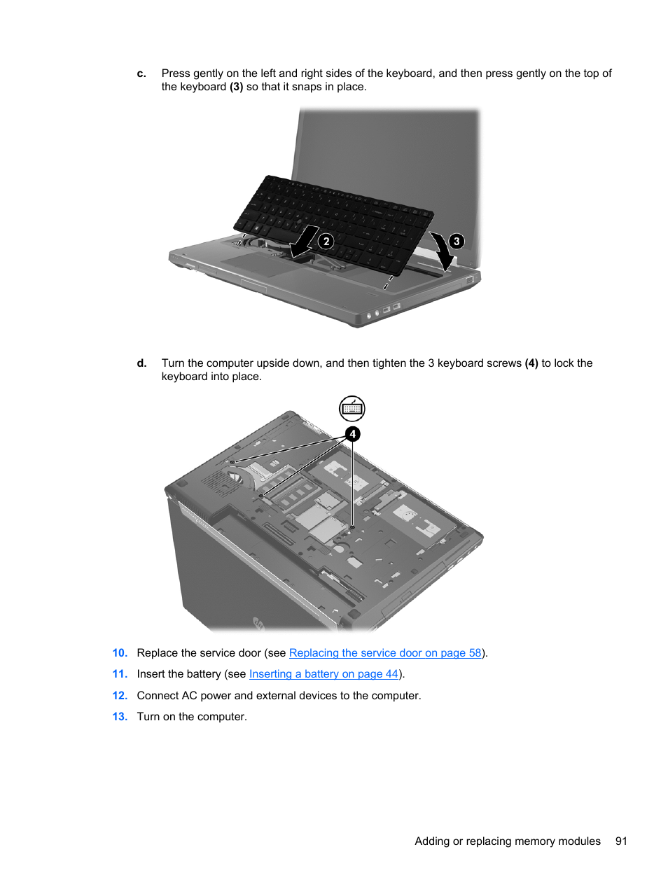 HP EliteBook 8770w Mobile Workstation User Manual | Page 103 / 128