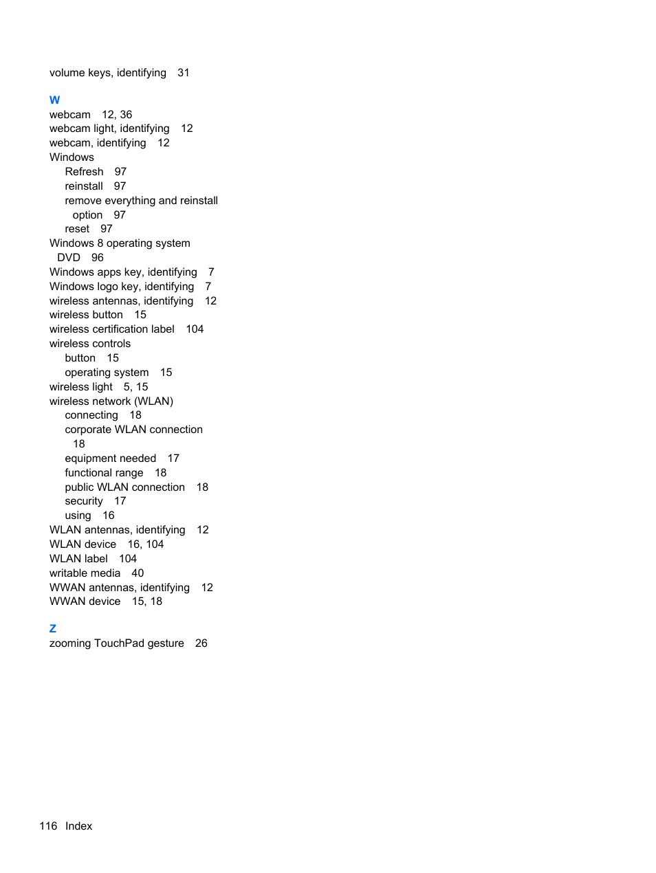 HP EliteBook 8770w Mobile Workstation User Manual | Page 128 / 128