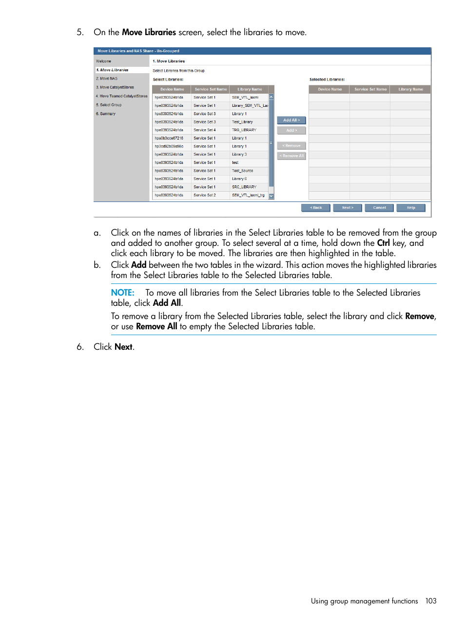 HP StorageWorks Data Replication Manager Software User Manual | Page 103 / 144