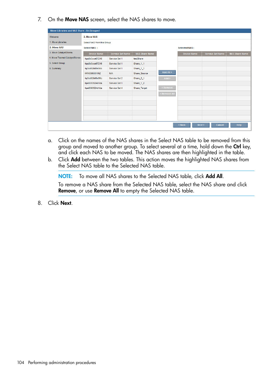 HP StorageWorks Data Replication Manager Software User Manual | Page 104 / 144