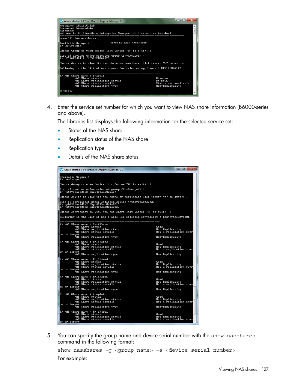 HP StorageWorks Data Replication Manager Software User Manual | Page 127 / 144