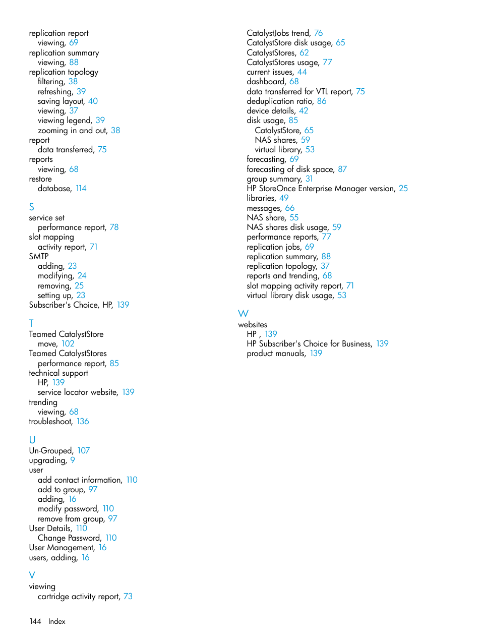 HP StorageWorks Data Replication Manager Software User Manual | Page 144 / 144