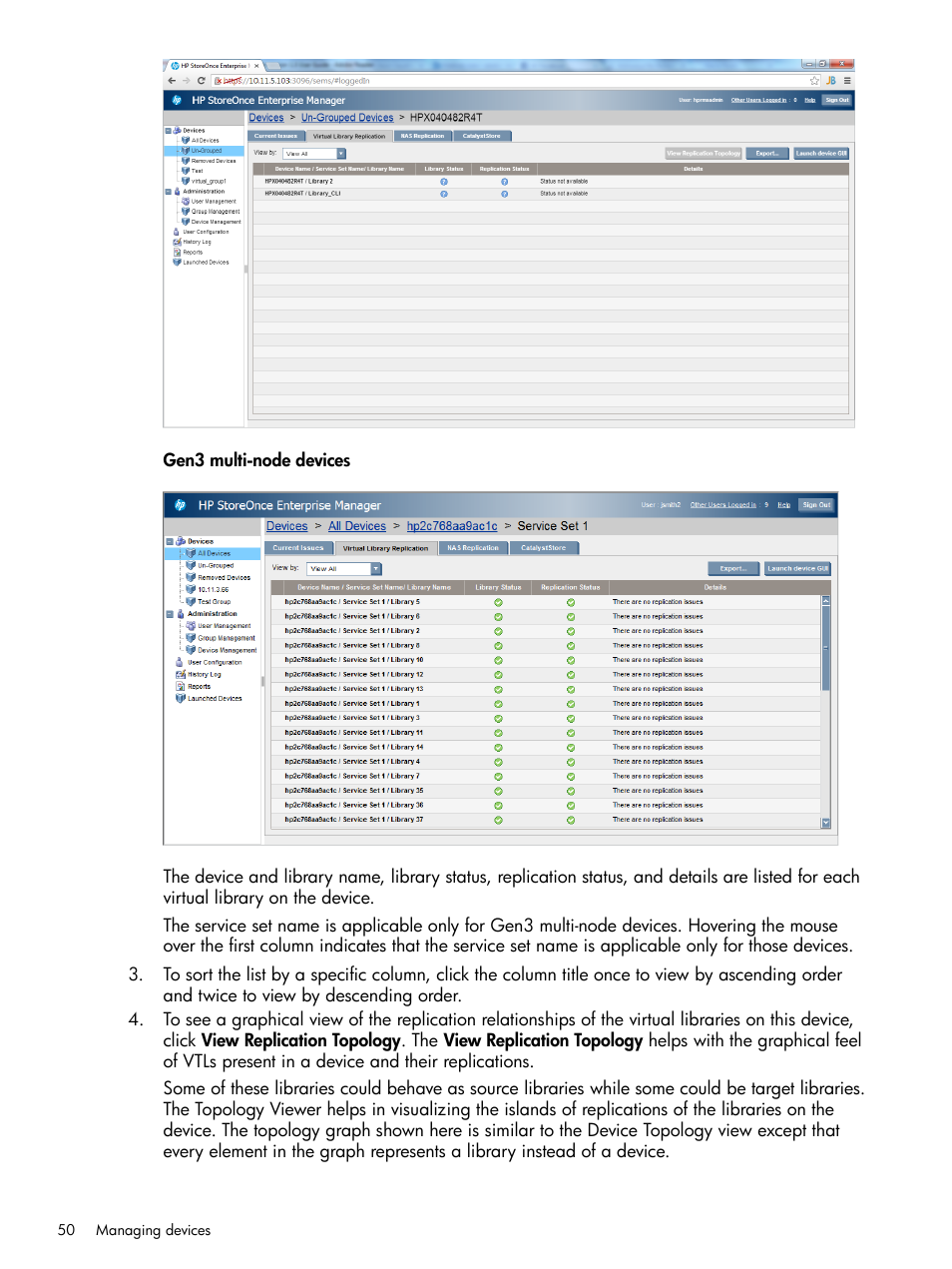 HP StorageWorks Data Replication Manager Software User Manual | Page 50 / 144