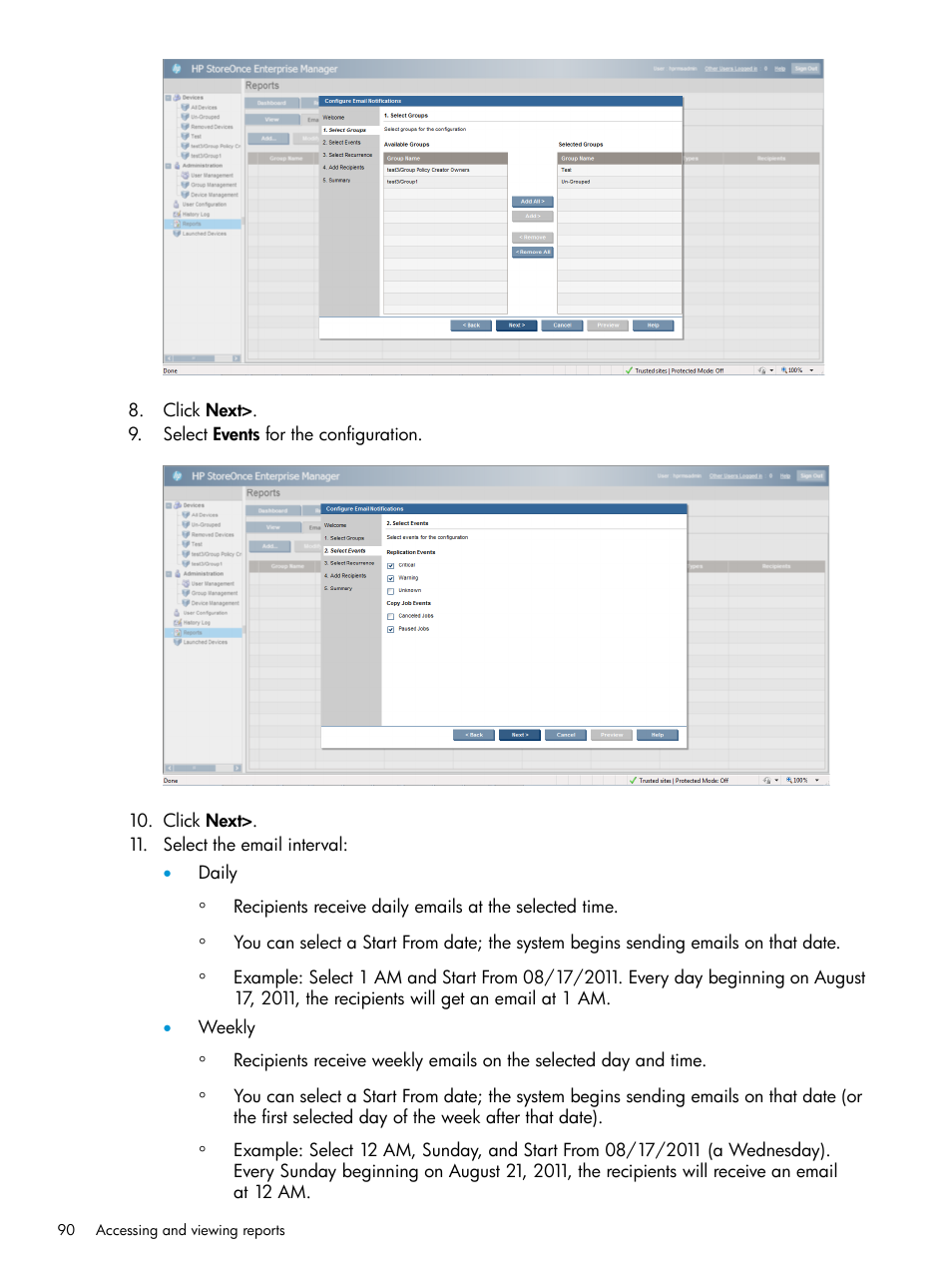 HP StorageWorks Data Replication Manager Software User Manual | Page 90 / 144