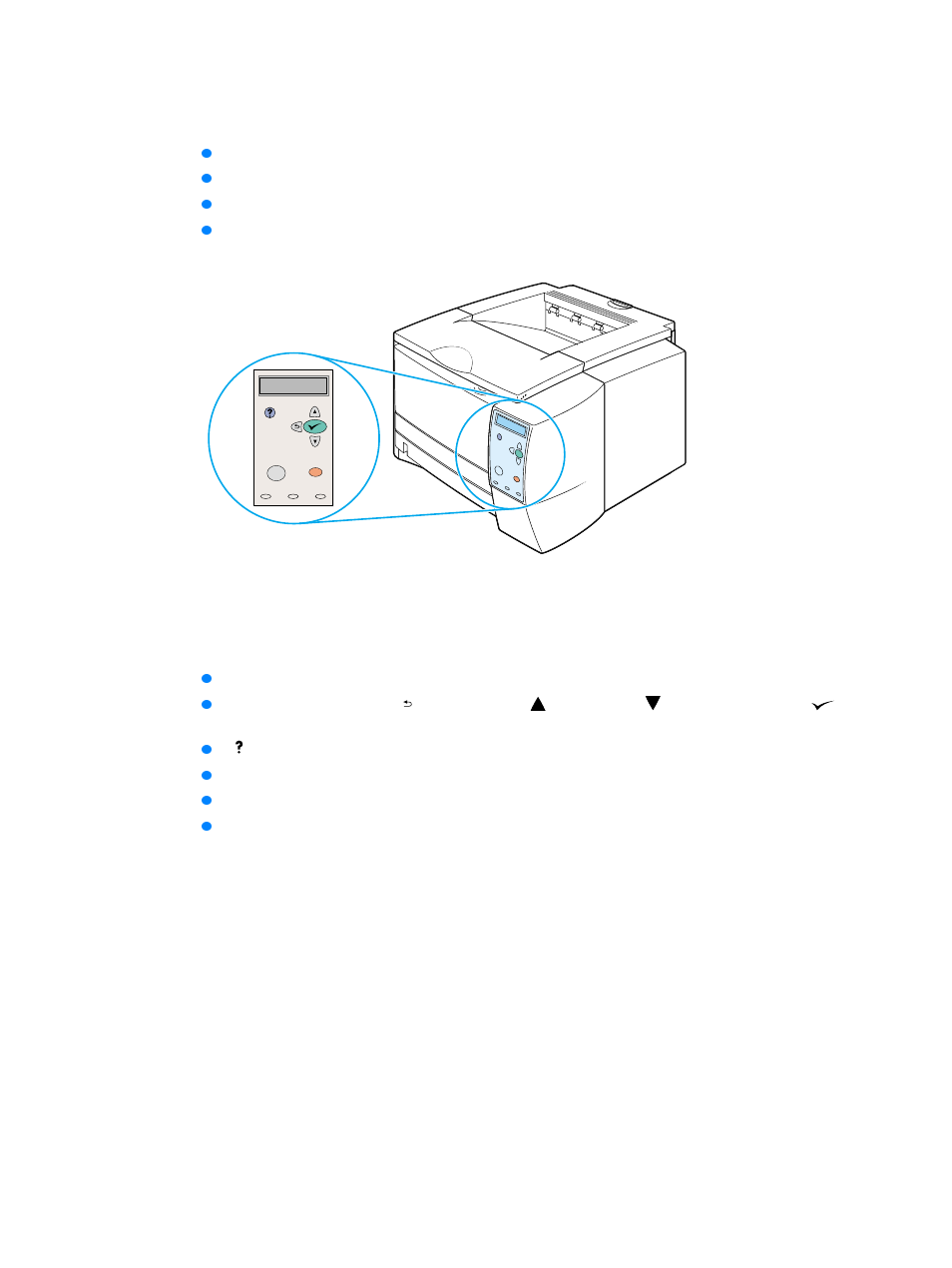 Control panel, Control panel layout | HP LaserJet 2300 Printer series User Manual | Page 24 / 196