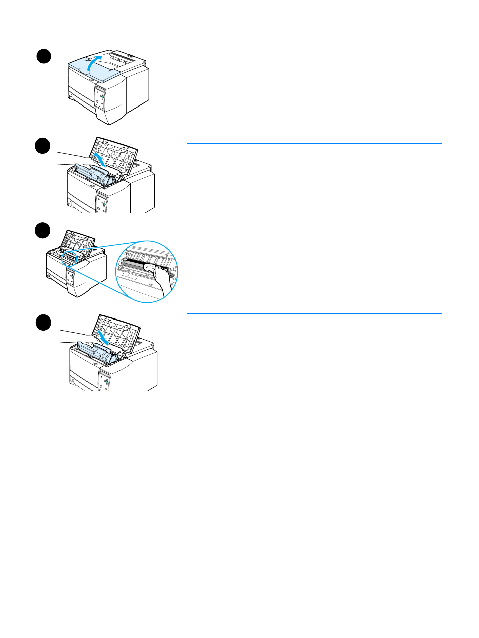 Cleaning the paper path and printcartridge areas, Cleaning the paper path and print-cartridge areas | HP LaserJet 2300 Printer series User Manual | Page 80 / 196