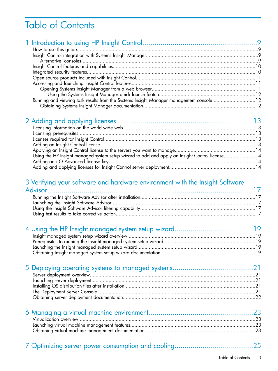 HP Insight Control User Manual | Page 3 / 46