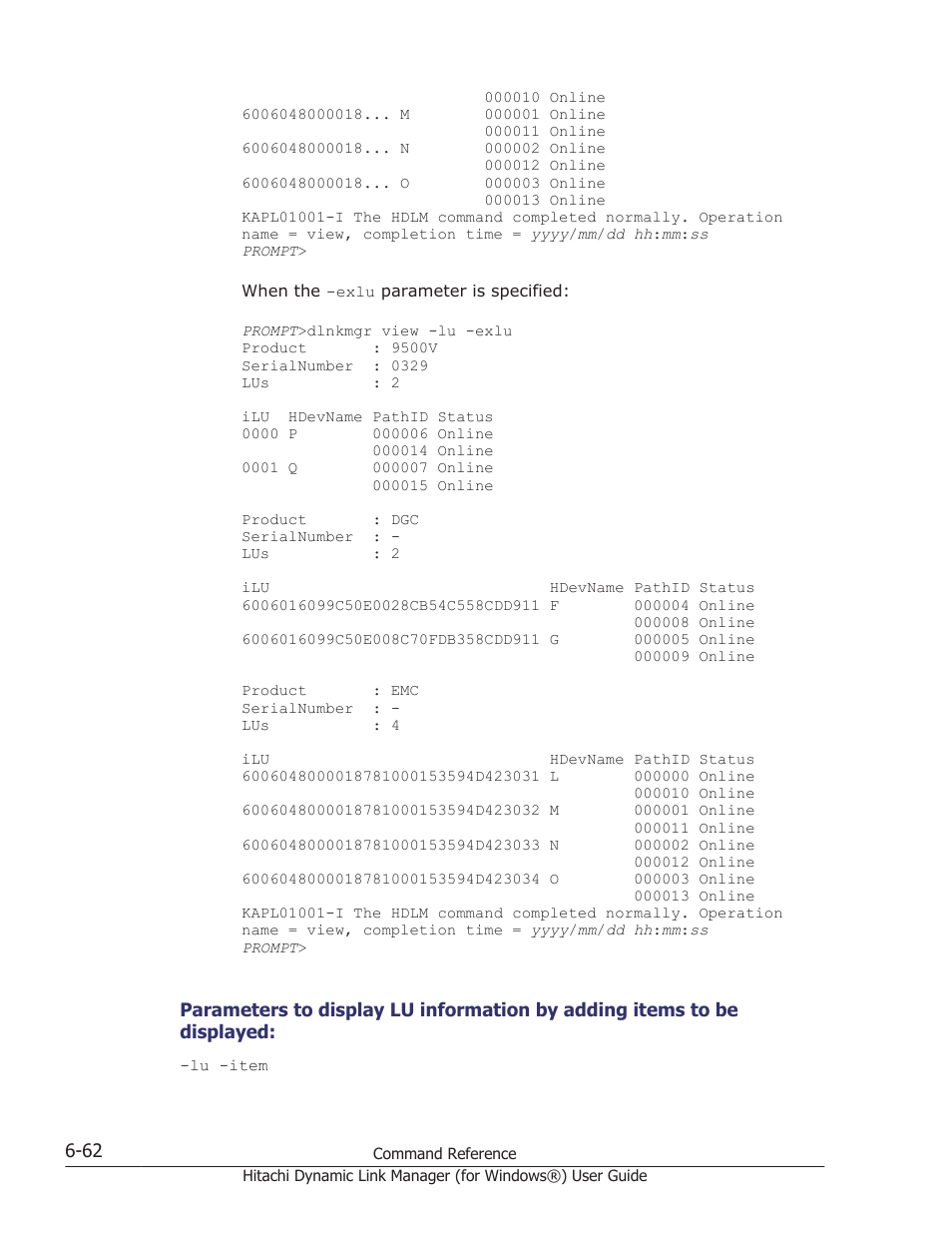 HP XP7 Storage User Manual | Page 254 / 446