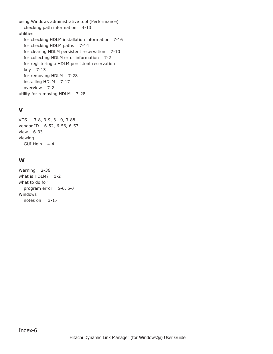 Index-6 | HP XP7 Storage User Manual | Page 444 / 446