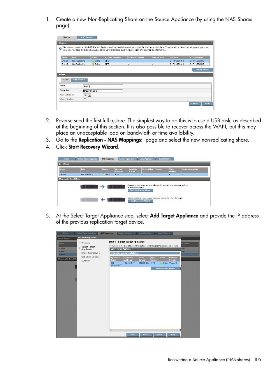 HP StoreOnce Backup User Manual | Page 105 / 178