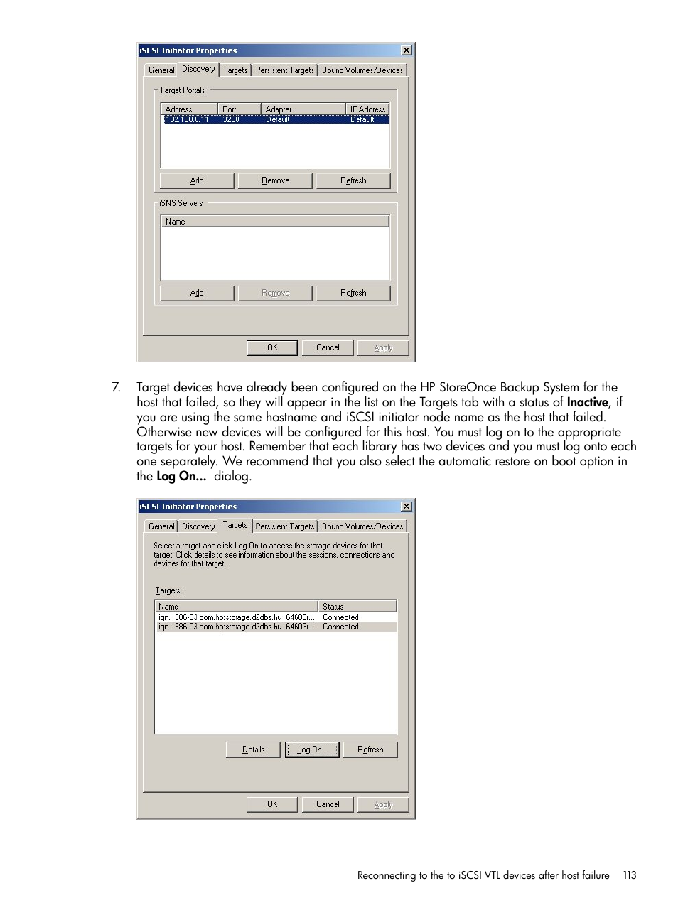 HP StoreOnce Backup User Manual | Page 113 / 178