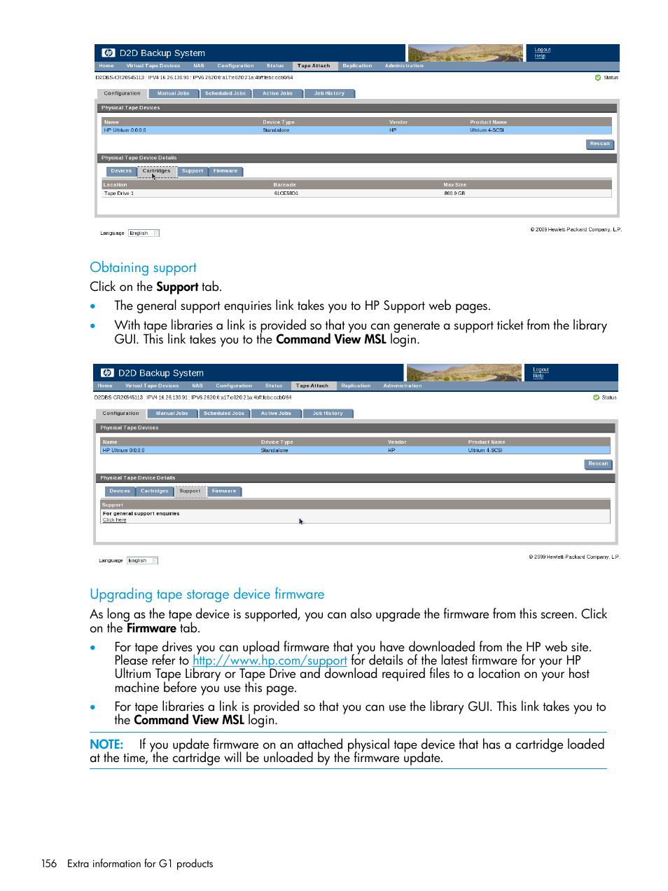 HP StoreOnce Backup User Manual | Page 156 / 178