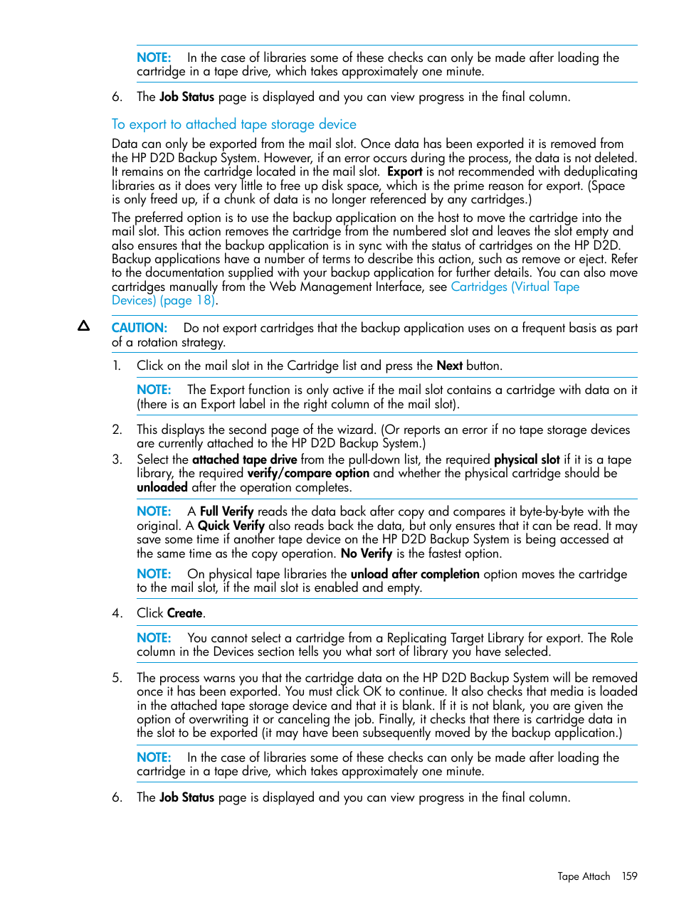 HP StoreOnce Backup User Manual | Page 159 / 178