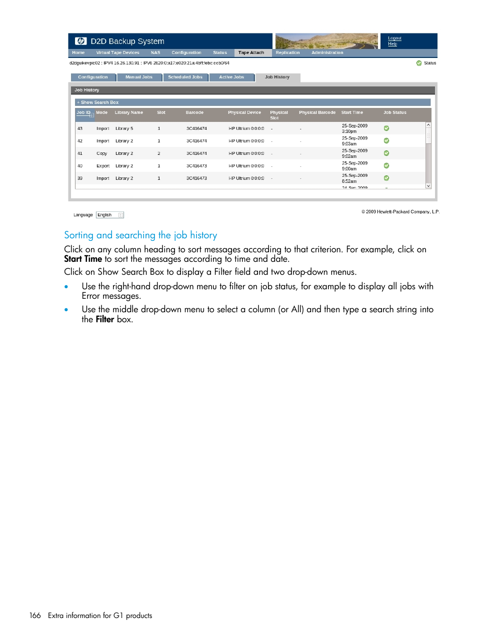 HP StoreOnce Backup User Manual | Page 166 / 178