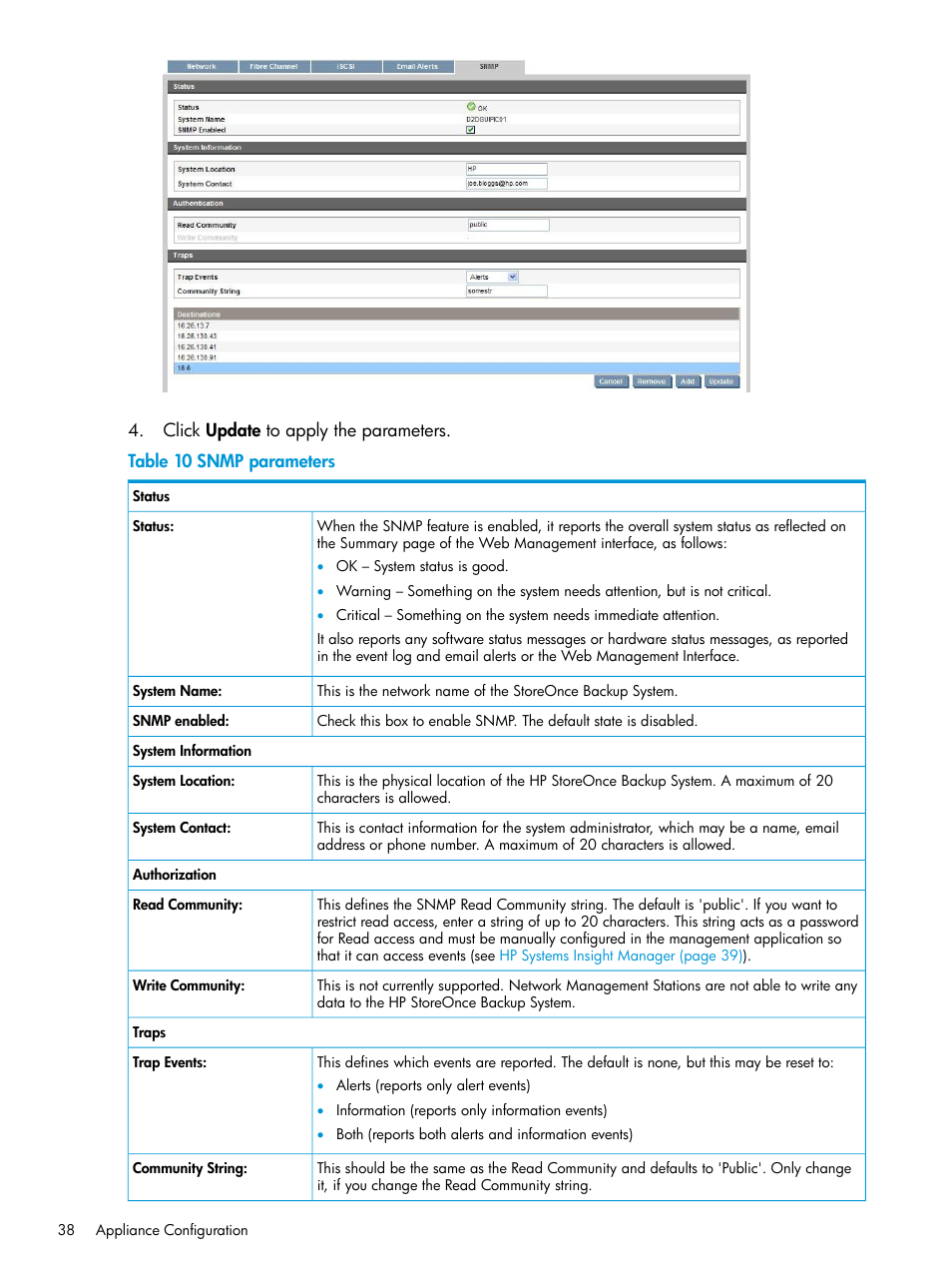 HP StoreOnce Backup User Manual | Page 38 / 178