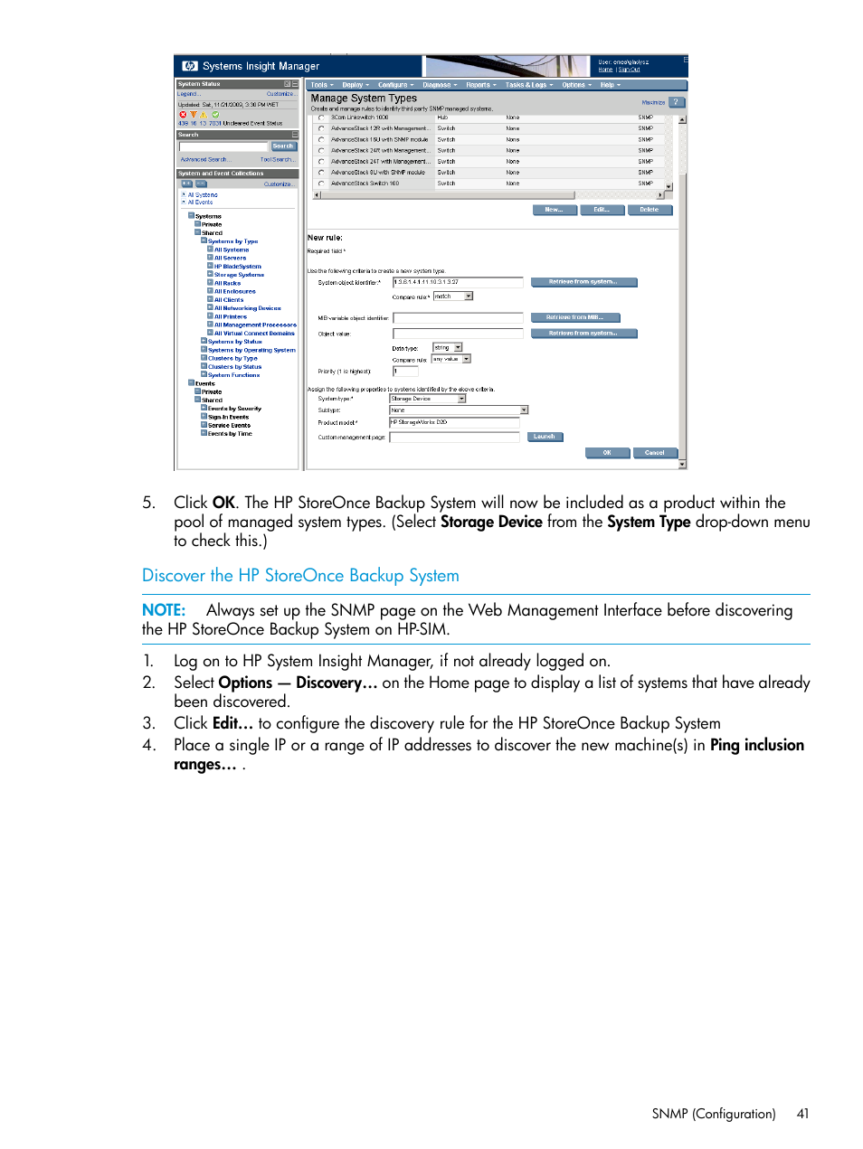 HP StoreOnce Backup User Manual | Page 41 / 178