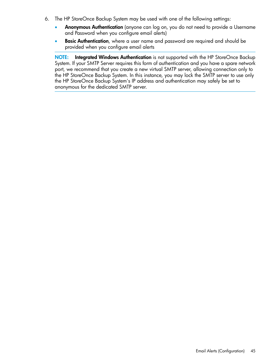 HP StoreOnce Backup User Manual | Page 45 / 178