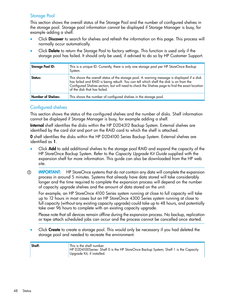 HP StoreOnce Backup User Manual | Page 48 / 178