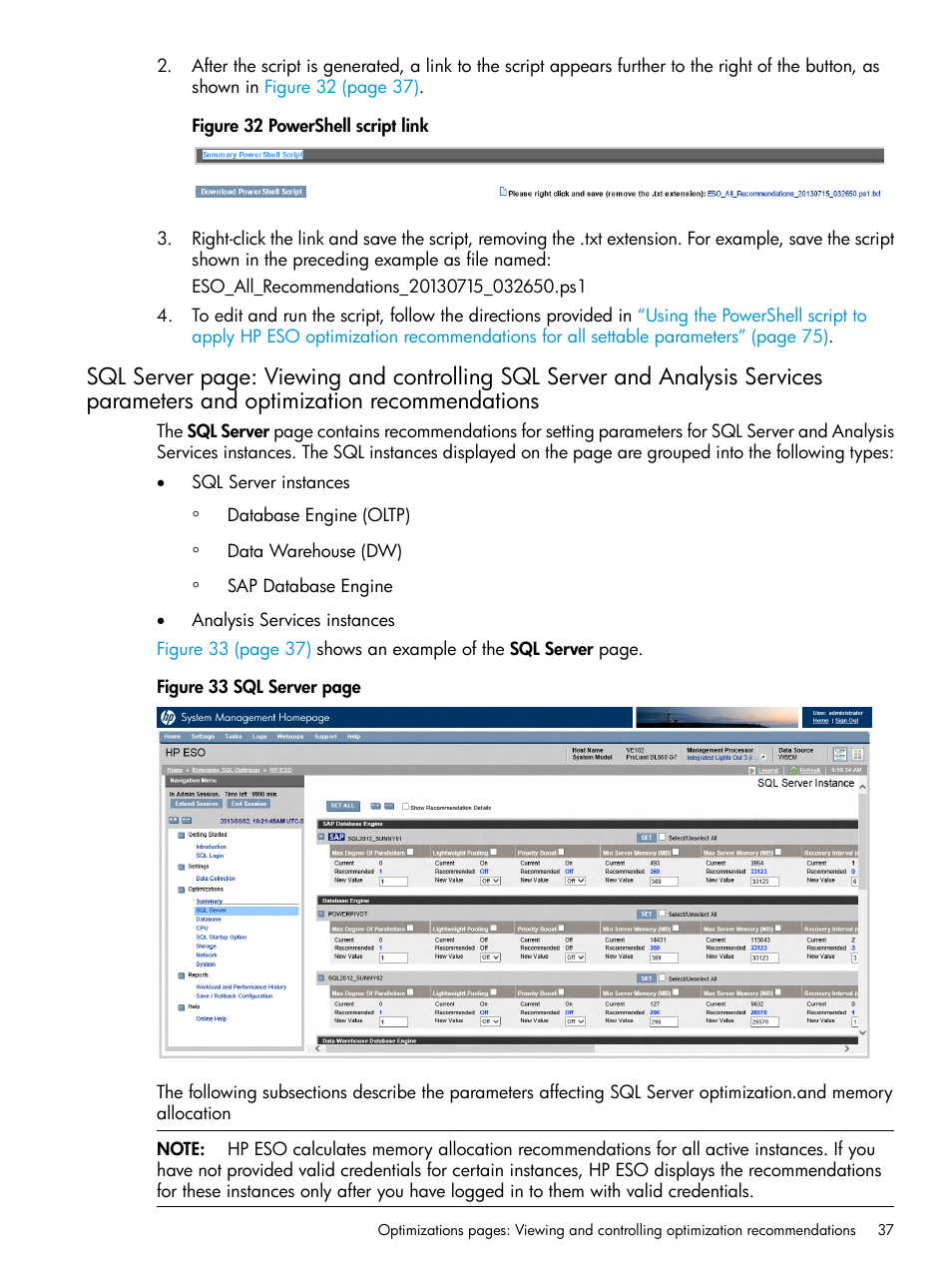 HP ProLiant DL980 G7 Server User Manual | Page 37 / 81