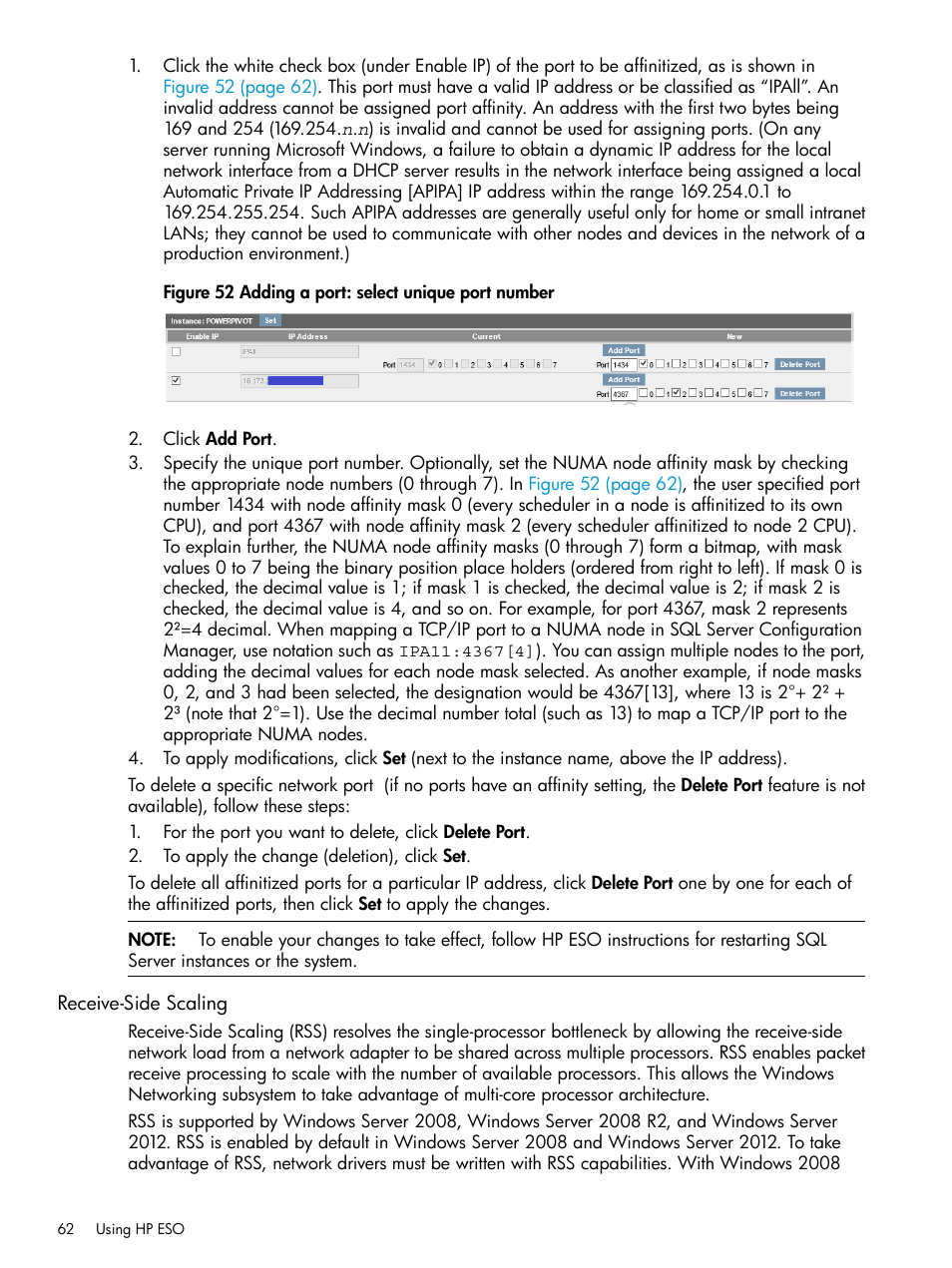 Receive-side scaling | HP ProLiant DL980 G7 Server User Manual | Page 62 / 81
