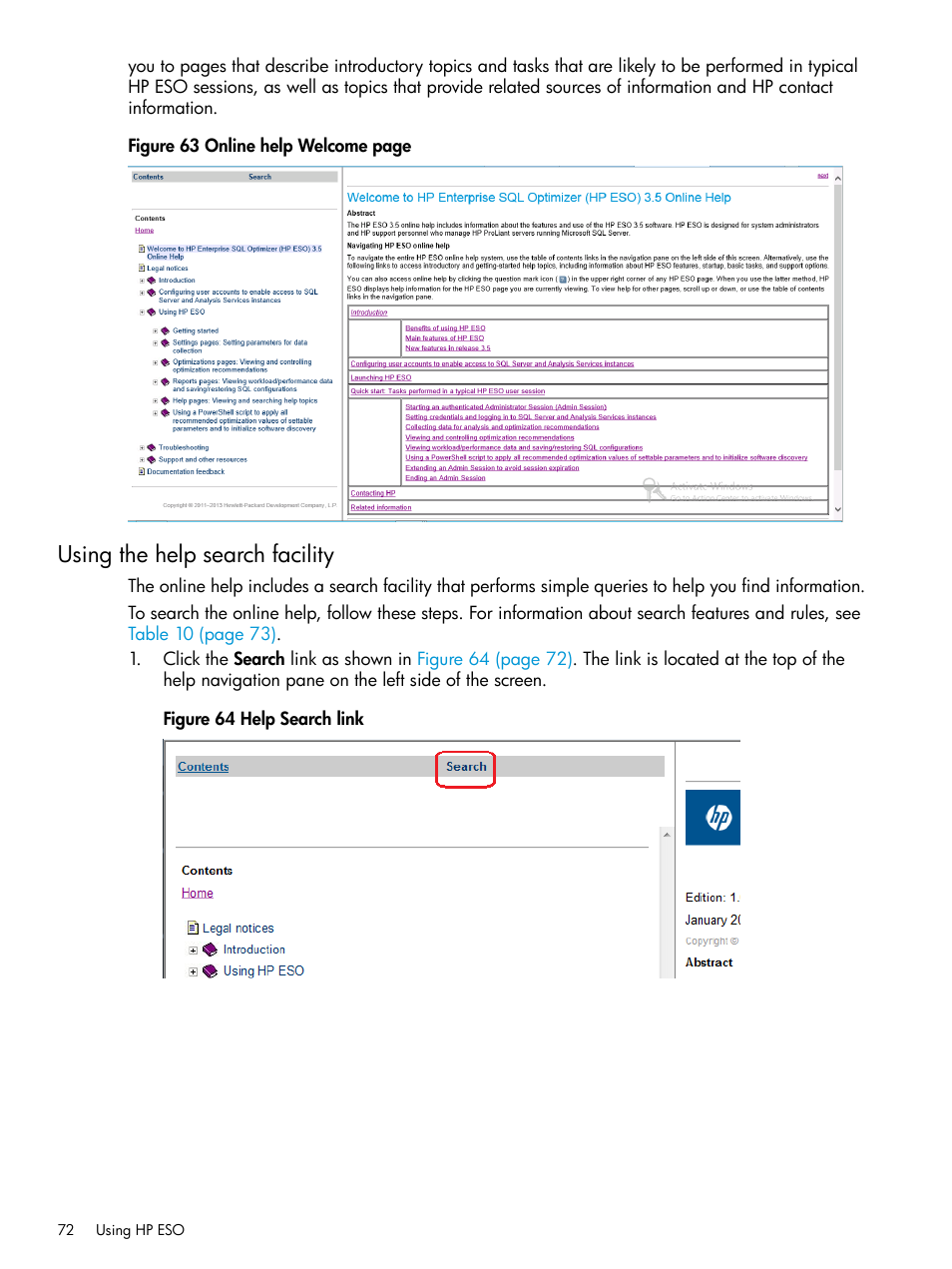 Using the help search facility | HP ProLiant DL980 G7 Server User Manual | Page 72 / 81