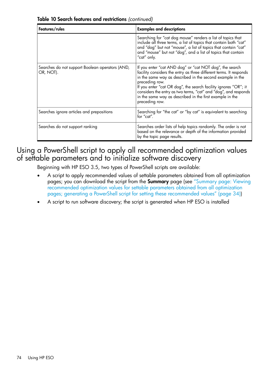 Using a powershell script to apply all recommended | HP ProLiant DL980 G7 Server User Manual | Page 74 / 81