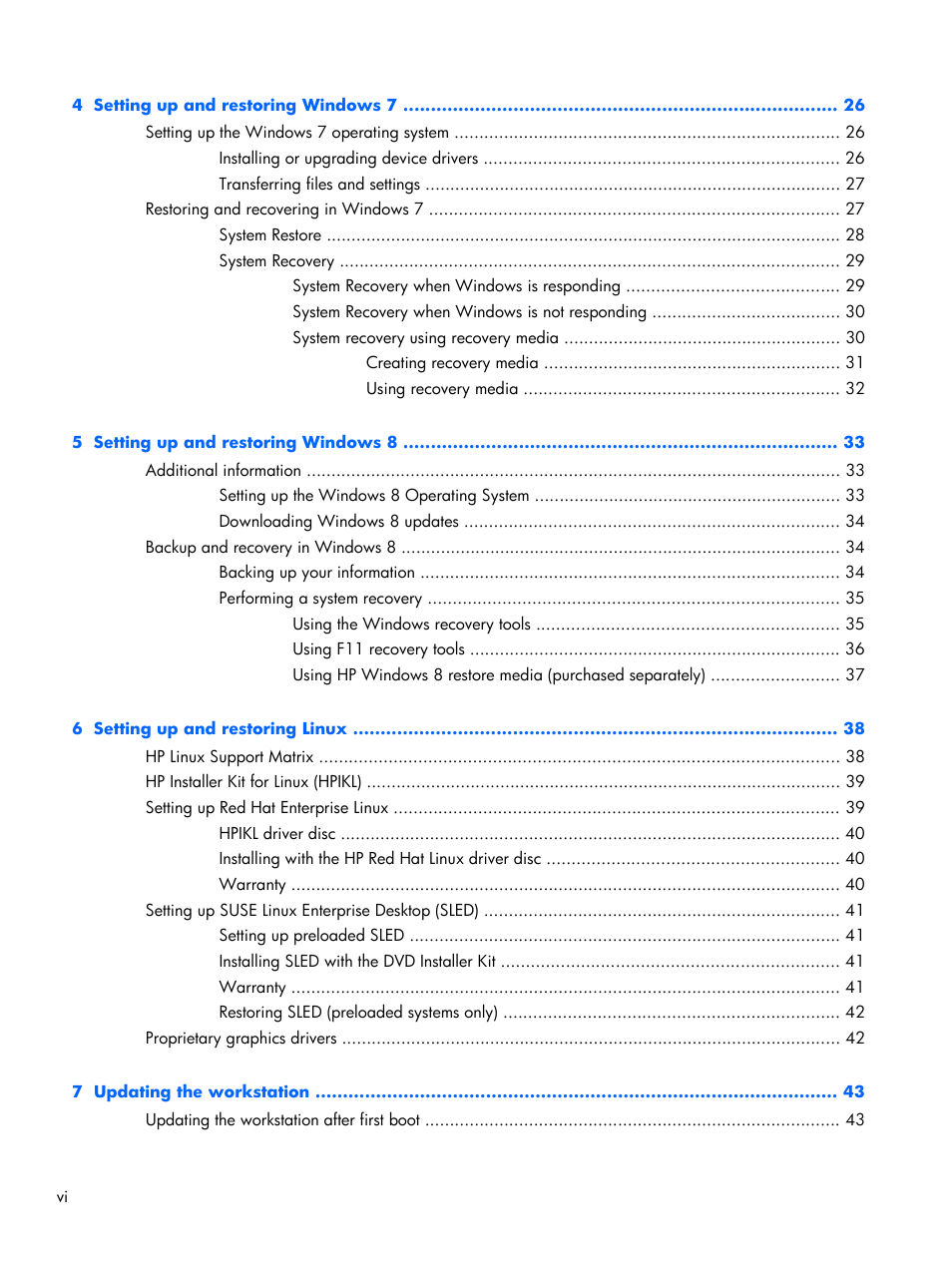 HP Z1 Workstation User Manual | Page 6 / 61