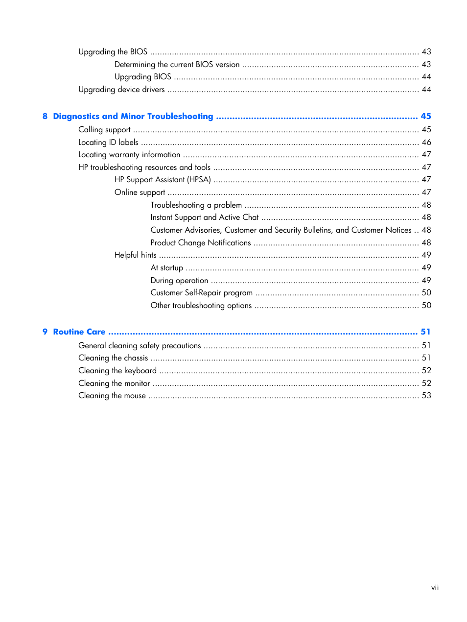 HP Z1 Workstation User Manual | Page 7 / 61