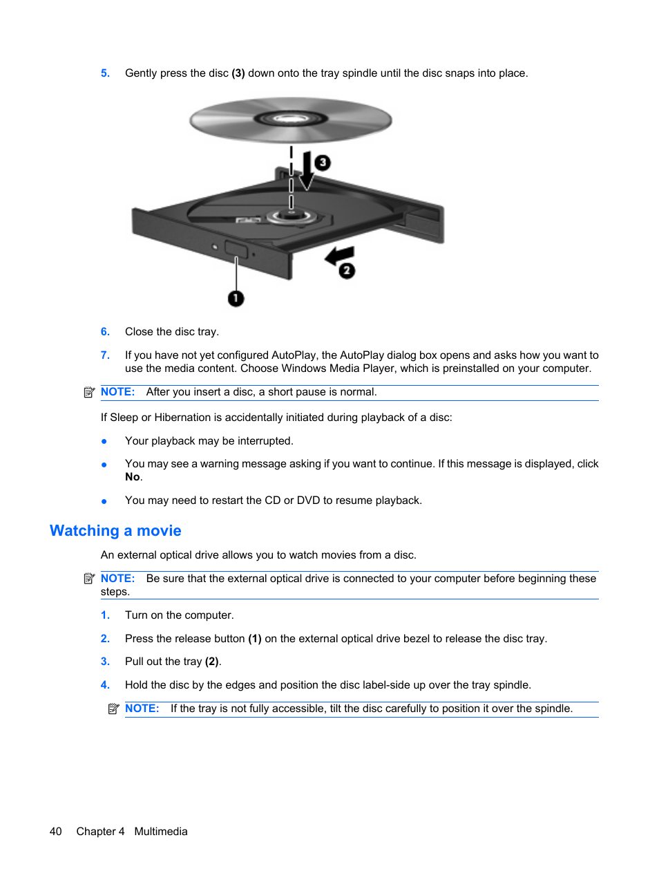 Watching a movie | HP Mini 5101 User Manual | Page 50 / 114