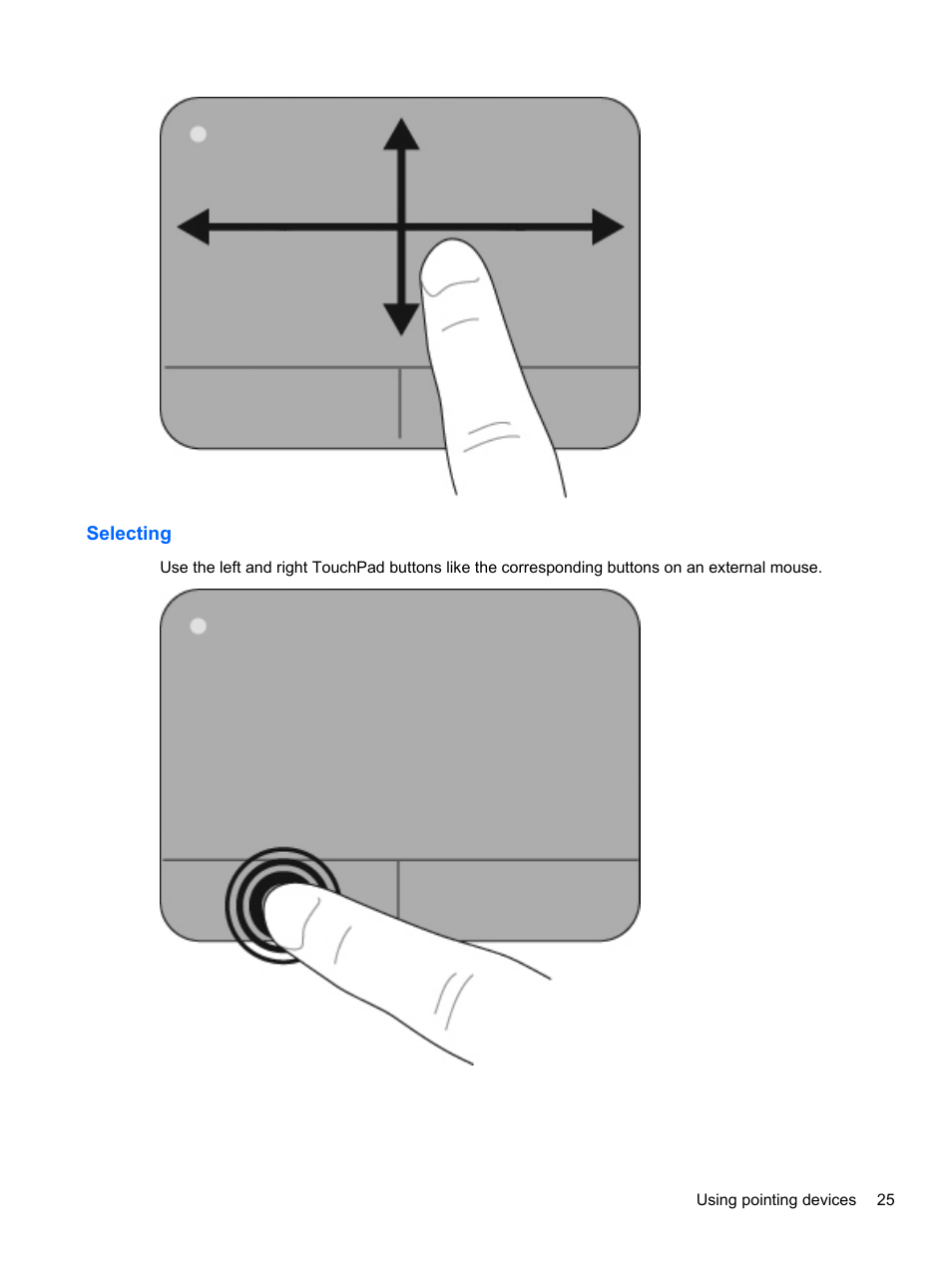 Selecting | HP Pavilion dm4-1018tx Entertainment Notebook PC User Manual | Page 35 / 119