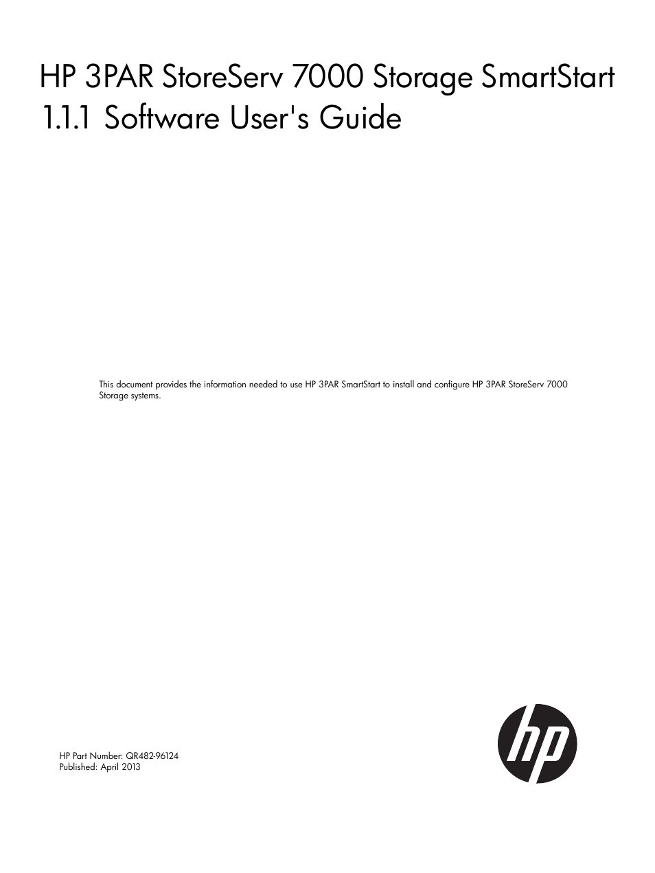 HP 3PAR StoreServ 7000 Storage User Manual | 59 pages