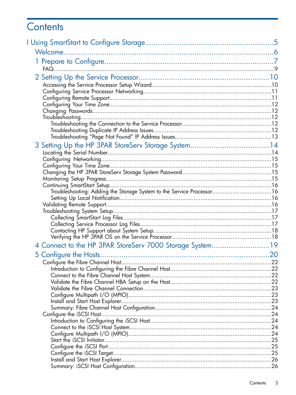 HP 3PAR StoreServ 7000 Storage User Manual | Page 3 / 59