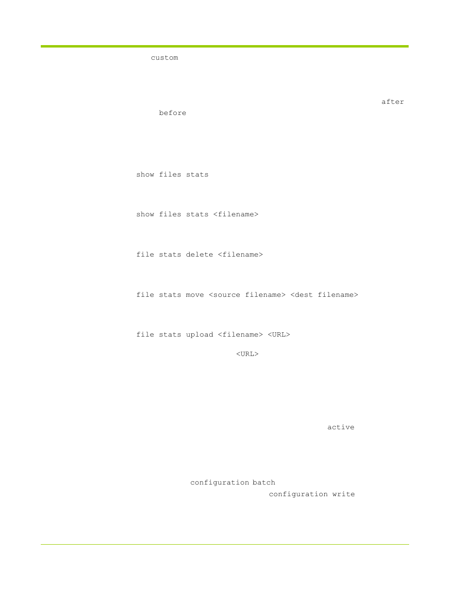 Configuration file management | HP VMA-series Memory Arrays User Manual | Page 140 / 278