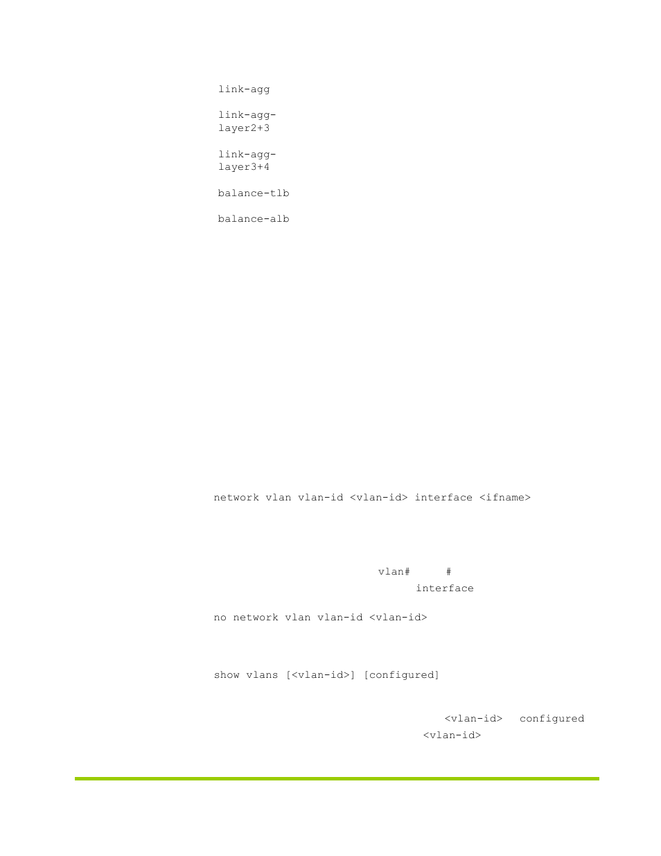 Vlan commands | HP VMA-series Memory Arrays User Manual | Page 151 / 278