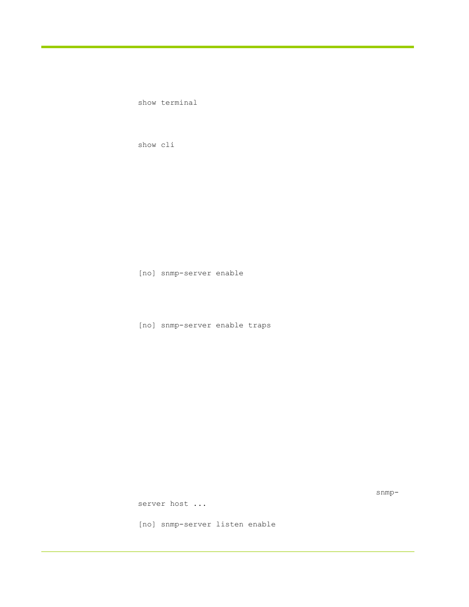 Snmp configuration | HP VMA-series Memory Arrays User Manual | Page 162 / 278