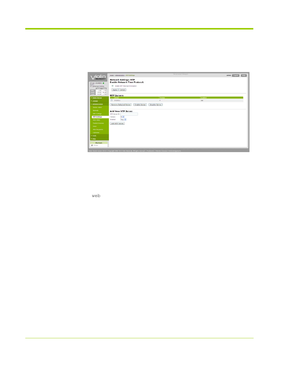 P settings | HP VMA-series Memory Arrays User Manual | Page 196 / 278