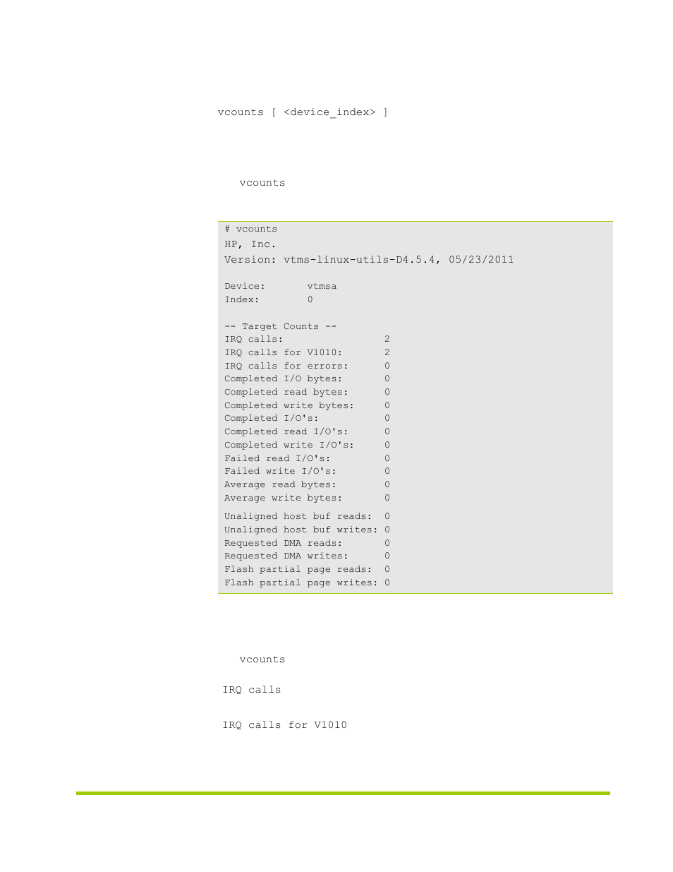 HP VMA-series Memory Arrays User Manual | Page 215 / 278